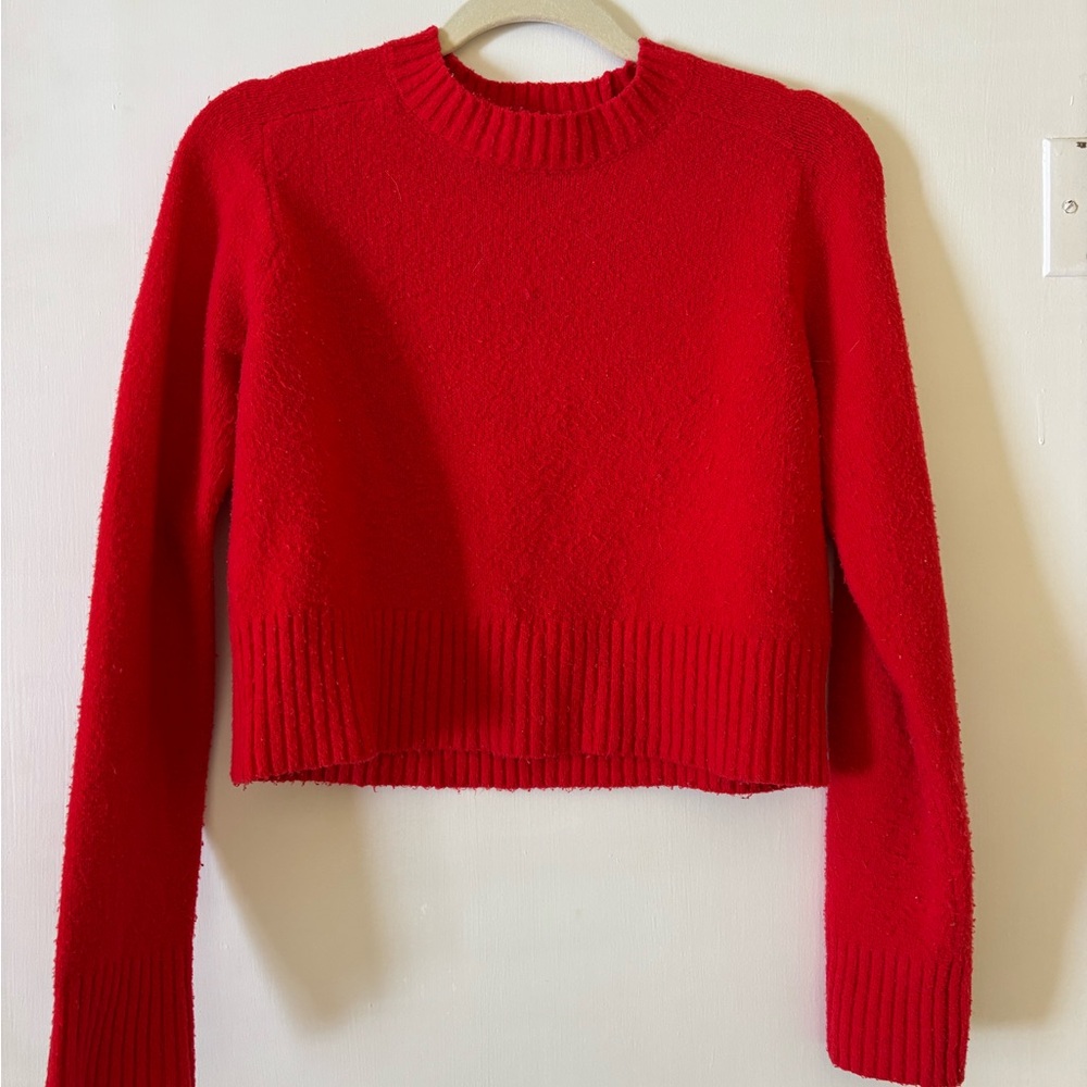 Universal Thread Bright Red Crew Neck Sweater Size XS